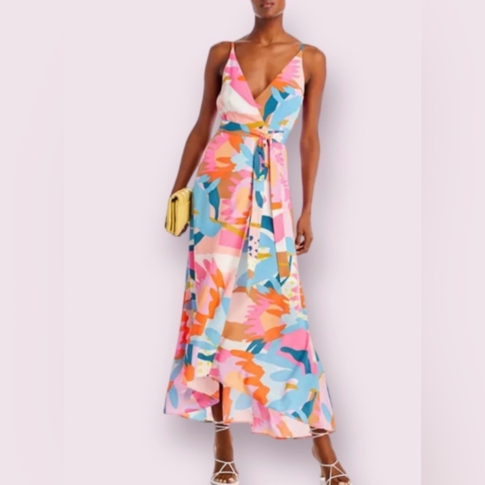 Hutch Leah Wrap Maxi Dress